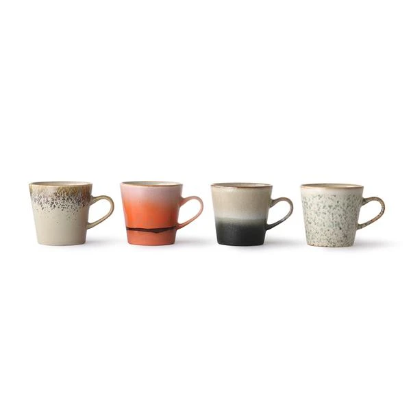 HKliving Ceramic 70 S Americano Mugs 4 HKliving Ceramic 70 S Americano Mugs 4