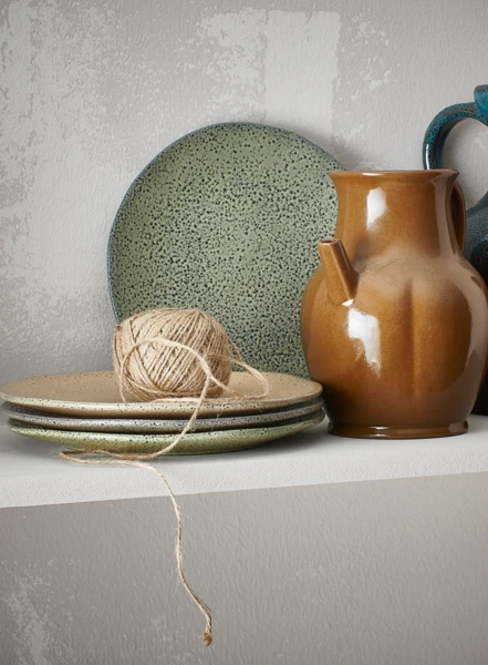 HKliving Gradient Ceramics Peach Dinner Plate HKliving Gradient Ceramics Peach Dinner Plate