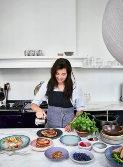 HKliving Home Chefs Ceramics Rustic Pink Bowl