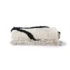 HKliving White Cotton Throw With Black Tufted Lines 1 HKliving White Cotton Throw With Black Tufted Lines