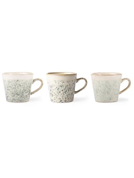 HKliving Ceramic 70 S Cappuccino Mug Hail HKliving Ceramic 70 S Cappuccino Mug Hail