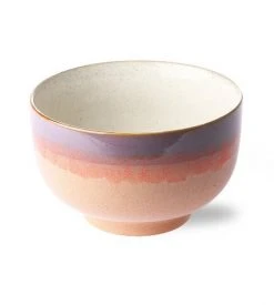 HKliving 70s Ceramic Noodle Sunset Bowl