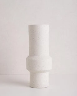 HKliving Speckled Clay Vase Straight