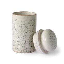 HKliving 70's Ceramics Storage Jar | Hail