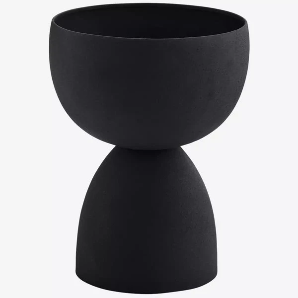 HKliving Black Metal Raised Cup Planter 3 HKliving Black Metal Raised Cup Planter