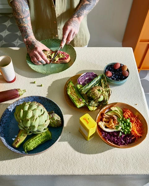 HKliving 70s Side Plates - Autumn 2pcs HKliving 70s Side Plates - Autumn 2pcs