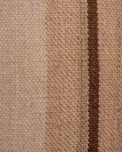 HKliving Hand Woven Wool Cushion Brown