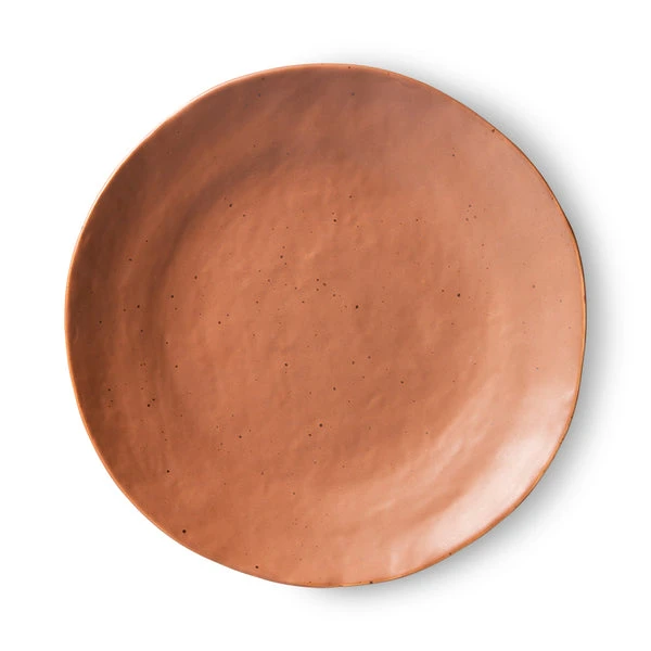 HKliving Bold & Basic Ceramics: Side Plate Brown (Set of 2) 3 HKliving Bold & Basic Ceramics: Side Plate Brown (Set of 2)