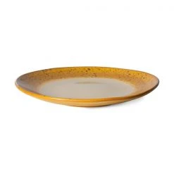 HKliving Ceramic 70's Side Plates: Autumn (2)