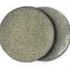 HKliving Gradient Ceramics Side Plate Taupe Set of 2