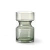HKliving GREEN GLASS VASE M