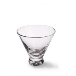 HKliving Stemless Martini Glass | Clear
