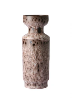 HKliving Lava Brown Ceramic Vase