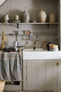 HKliving Set Of 4 Cream Speckled Coffee Cups