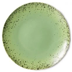 HKliving 70s Dinner Plates Kiwi Set Of 2