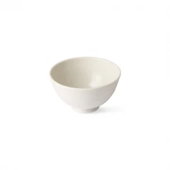 HKliving White Speckled Porcelain Rice Side Bowl