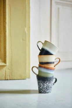 HKliving 70's Ceramics: Americano Mug Mud