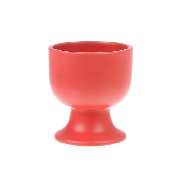 HKliving Bold & Basic Ceramics: Mug On Base Matt Red HKliving Bold & Basic Ceramics: Mug On Base Matt Red