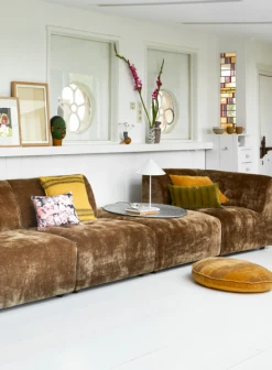 HKliving Linen Mustard Cushion