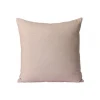 HKliving Striped Velvet Cushion Beige/Liver