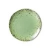HKliving 70s Ceramics: Dessert Plates, Kiwi (Set of 2)