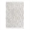 HKliving Woven Cotton Grey Diamonds Rug 1 HKliving Woven Cotton Grey Diamonds Rug