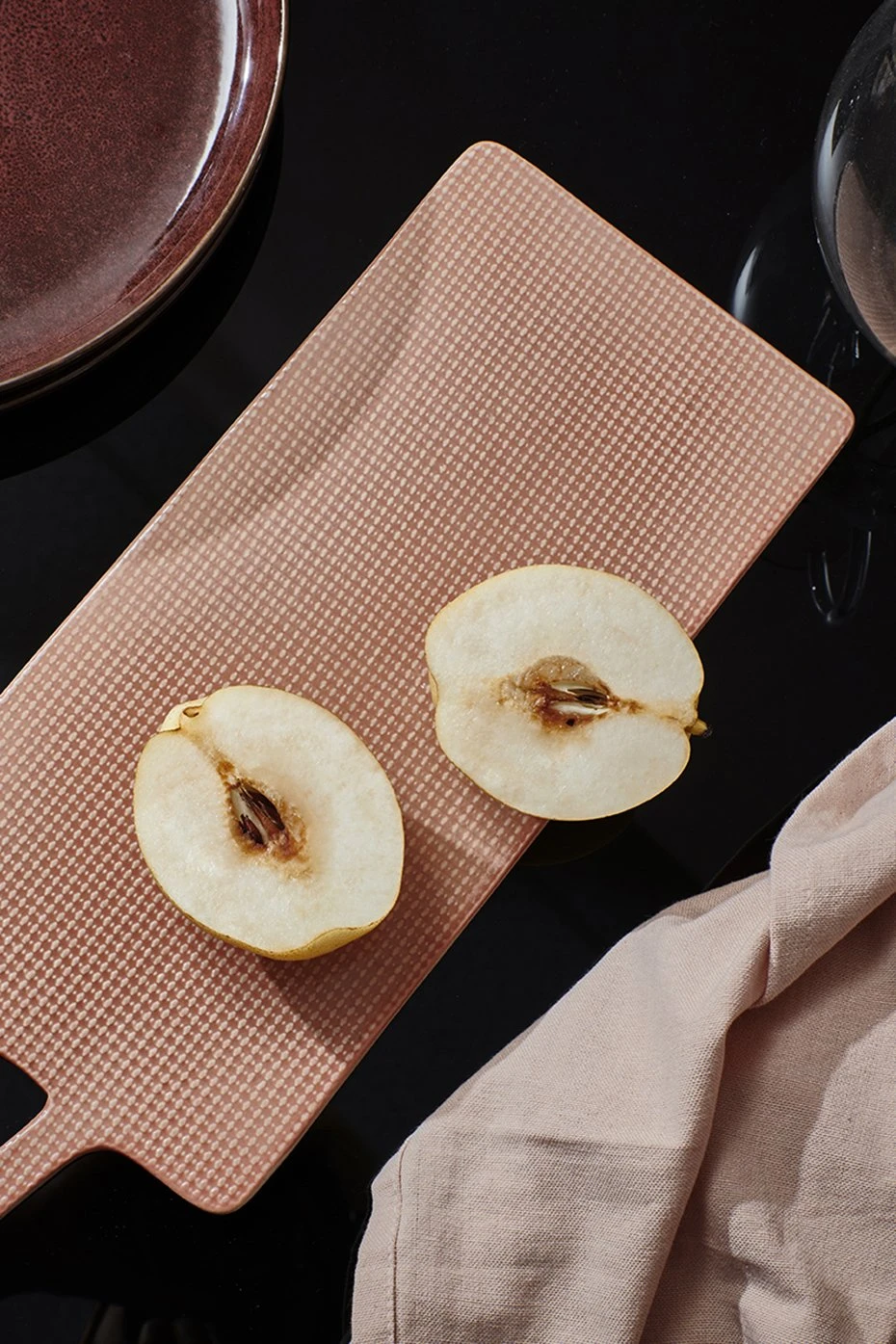 HKliving Salmon Linen Napkin Set Of 2 HKliving Salmon Linen Napkin Set Of 2