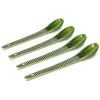 HKliving Ceramic Spoons | Textured Green | Set of 4 2 HKliving Ceramic Spoons | Textured Green | Set of 4