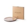 HKliving Pair Of Speckled Taupe Side Plates