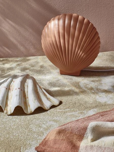 HKliving Suites Special Ceramic Shell Wall Lamp Terra HKliving Suites Special Ceramic Shell Wall Lamp Terra