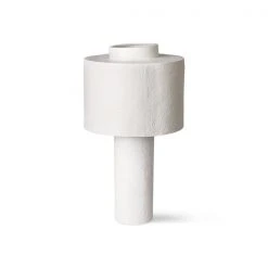 HKliving Gesso Table Lamp | White