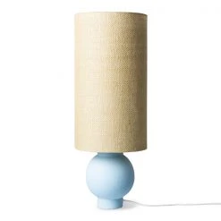 HKliving Ceramic Lamp Base | Ice Blue