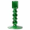 HKliving The Emeralds: Forest Green Glass Candleholder Medium 1 HKliving The Emeralds: Forest Green Glass Candleholder Medium
