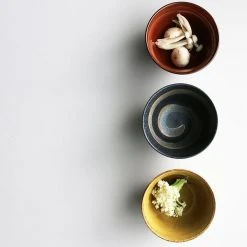HKliving Kyoto Ceramics: Japanese Matcha Bowls (Set of 3)