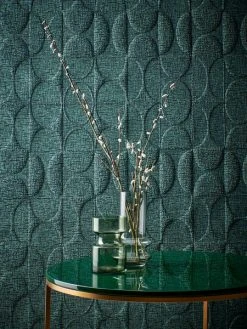 HKliving GREEN GLASS VASE M 9 HKliving GREEN GLASS VASE M