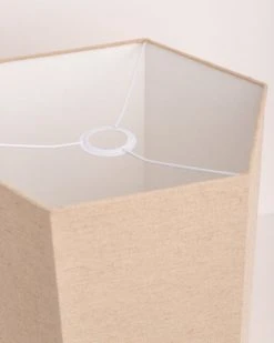HKliving Hexagonal Lamp Shade Leinen