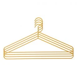 HKliving Clothing Hanger | Ginger Orange | Set of 4