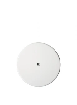 HKliving Bold & Basic Ceramics: Porcelain Side Plate Palms, Green