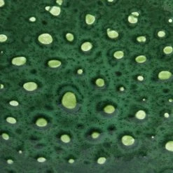 HKliving The Emeralds Ceramic Bowl On Base Large Dripping Green 4 HKliving The Emeralds Ceramic Bowl On Base Large Dripping Green