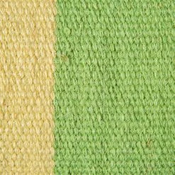 HKliving Hand Woven Green Wool Cushion