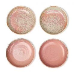 HKliving Deep Plate Rustic Pink 7 HKliving Deep Plate Rustic Pink