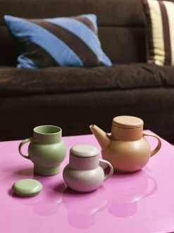HKliving Putty Ceramic Bubble Teapot