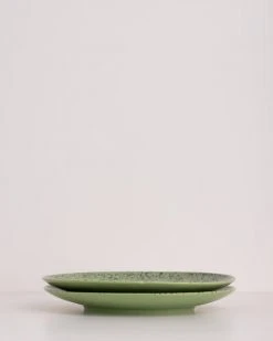 HKliving 70s Ceramics Dinner Plates Kiwi 5 HKliving 70s Ceramics Dinner Plates Kiwi