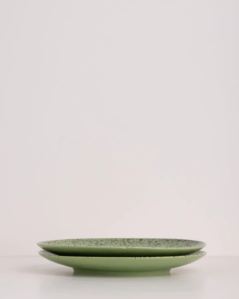 HKliving 70s Ceramics Dinner Plates Kiwi 4 HKliving 70s Ceramics Dinner Plates Kiwi