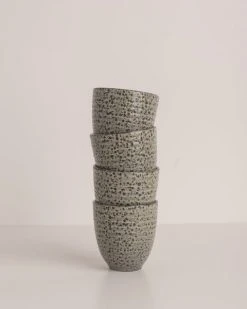 HKliving Gradient Ceramics Mug Green Set Of 4