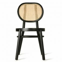 HKliving Retro Webbing Chair Black
