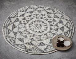 HKliving Round Bath Mat 120 Cm