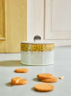 HKliving 70s Style Cookie Jar In Autumn