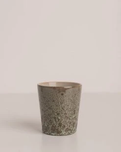 HKliving Ceramic 70s Coffee Mugs Set Of 4 Spring Greens