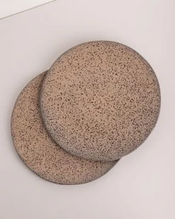 HKliving Gradient Ceramics Dinner Plate Taupe Set Of 2 9 HKliving Gradient Ceramics Dinner Plate Taupe Set Of 2